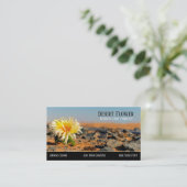 Visitekaartje van woestijnbloem (Staand voorkant)