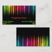 Visitekaartje van wolregenboogverlichting (Voorkant / Achterkant)