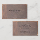  Visitekaartje van zeegleder (Voorkant / Achterkant)