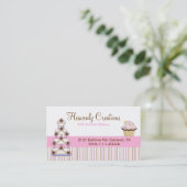 Visitekaartje van zoete bakkerij (Staand voorkant)