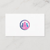 Visitekaartje van zorgverlenersservice (Achterkant)