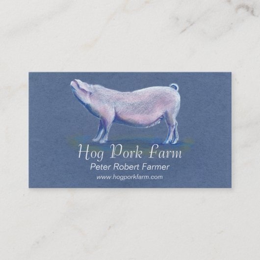 Visitekaartje varkensfokkerij (Voorkant)