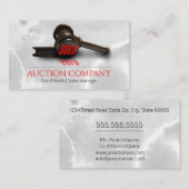 Visitekaartje Veilingdiensten (Voorkant / Achterkant)