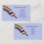 Visitekaartje verfcontractant (Voorkant / Achterkant)