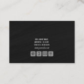 Visitekaartje verkoopagent (Achterkant)