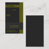 Visitekaartje Verkoopmanager (Voorkant / Achterkant)