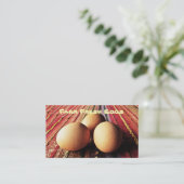 Visitekaartje verse eieren (Staand voorkant)