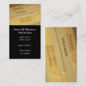 Visitekaartje verzekering (Voorkant / Achterkant)