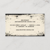  Visitekaartje Victoriaans Lijst (Achterkant)