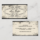  Visitekaartje Victoriaans Lijst (Voorkant / Achterkant)