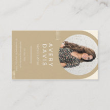 Visitekaartje-videobewerker