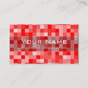 Visitekaartje vierkant patroon