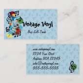  Visitekaartje Vinylrecord (Voorkant / Achterkant)