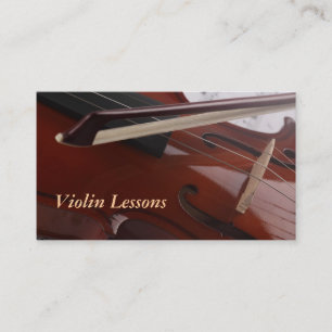Visitekaartje: Violin Lessons Visitekaartje