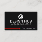 Visitekaartje visueel kunstontwerp (Achterkant)