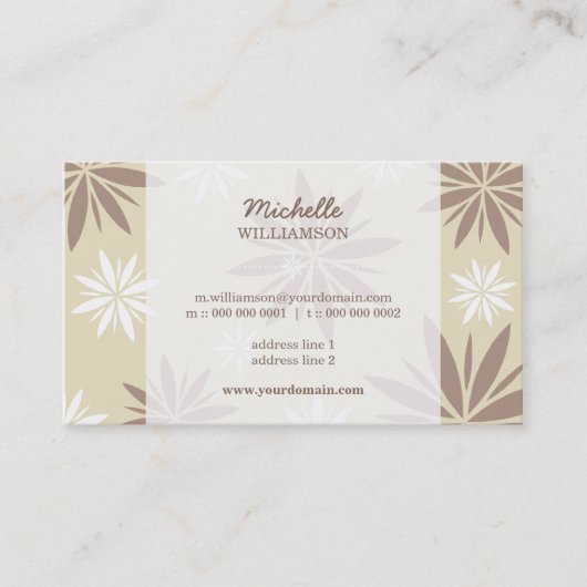 VISITEKAARTJE: Vitaliteit 1 Visitekaartje (Voorkant)