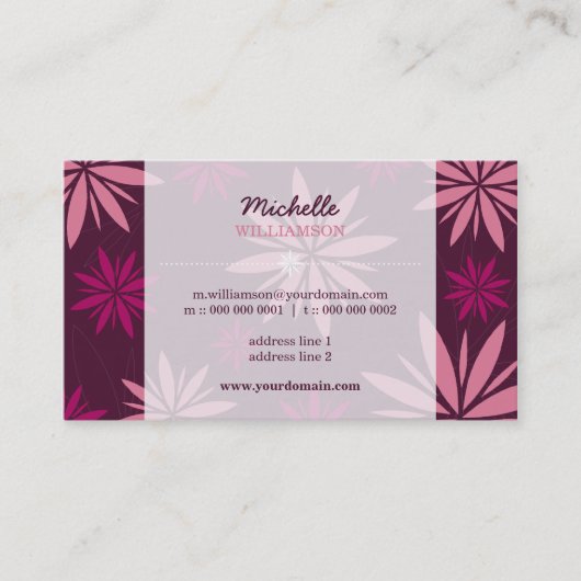 VISITEKAARTJE: vitaliteit 6 Visitekaartje (Voorkant)