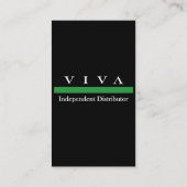 visitekaartje Viva Black (Achterkant)