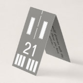 Visitekaartje vlieginstructeur (Voorkant)