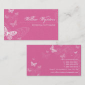 VISITEKAARTJE:: vlinders 2L Visitekaartje (Voorkant / Achterkant)