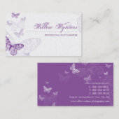 VISITEKAARTJE:: vlinders 3L Visitekaartje (Voorkant / Achterkant)