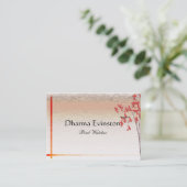 Visitekaartje vogelboom (Staand voorkant)