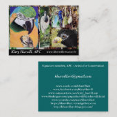 Visitekaartje vogelcollage (Voorkant / Achterkant)