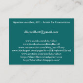 Visitekaartje vogelcollage (Achterkant)