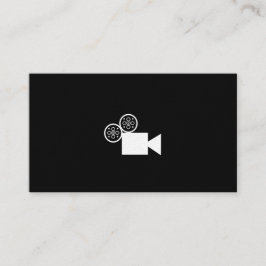 Visitekaartje voor aangepaste camera (zwart)