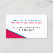  Visitekaartje voor aangepaste kledingverpakking (Achterkant)