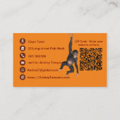 Visitekaartje voor Afrikaanse ontwerpen (Achterkant)