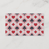 Visitekaartje voor  afspeelkaarten (Achterkant)