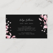 Visitekaartje voor afvallende bladen (Achterkant)