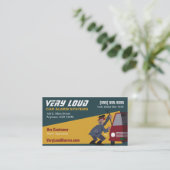 Visitekaartje voor autoalarmsystemen (Staand voorkant)