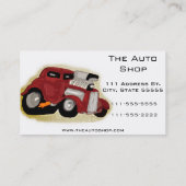 Visitekaartje voor automatische reparatie (Achterkant)