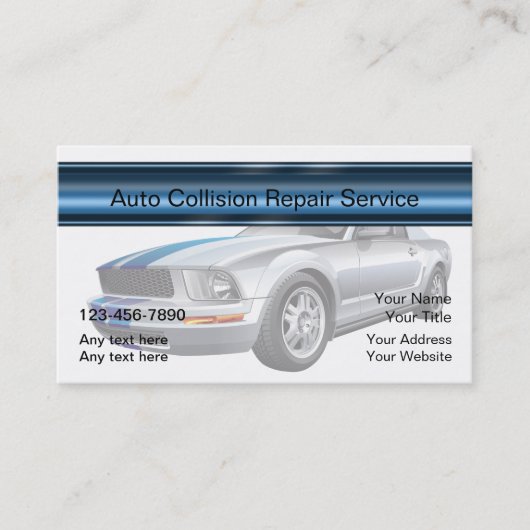 Visitekaartje voor automatische reparatie van de c (Voorkant)