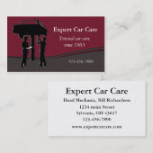 Visitekaartje voor automatische reparatie van wink (Voorkant / Achterkant)