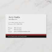 Visitekaartje voor autoverkoop (Achterkant)