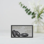 Visitekaartje voor bandenverkoop (Staand voorkant)