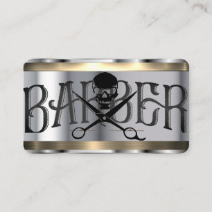 visitekaartje voor barber Sjabloon