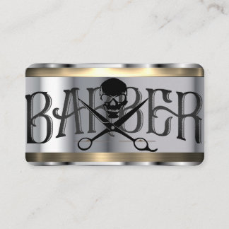 visitekaartje voor barber Sjabloon