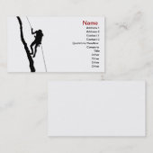 Visitekaartje voor bergbeklimmers (Voorkant / Achterkant)