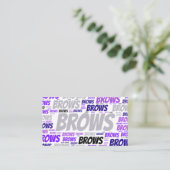 Visitekaartje voor bewerkbare beenstrips Sjabloon (Staand voorkant)