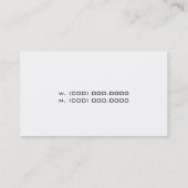 Visitekaartje voor binnenste gloed (Achterkant)