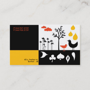 Visitekaartje voor blokkeerdruppels