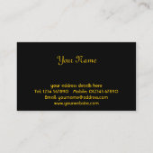 Visitekaartje voor bruiloft (Achterkant)