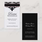 Visitekaartje voor bruiloft (Voorkant / Achterkant)