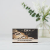 Visitekaartje voor camera-fotografie (Staand voorkant)