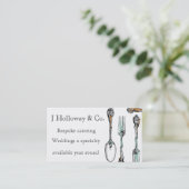 Visitekaartje voor  catering (Staand voorkant)