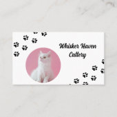 Visitekaartje voor Cattery (Voorkant)